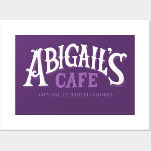 Abigail's Cafe - Purple Posters and Art